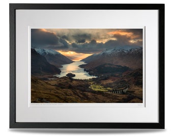 Loch Shiel & The Glenfinnan Viaduct, Scotland - A3 (50x40cm) Framed Scottish Fine Art Photo Print by Neil Barr of NB Photography