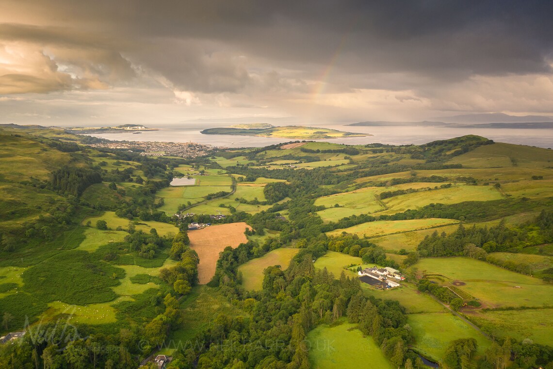 Brisbane Glen Largs & Cumbrae Ayrshire Scotland A6 Etsy