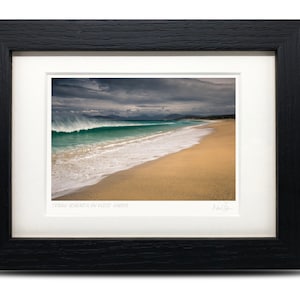 Scarasta Beach West Harris Outer Hebrides Scotland - A6 (7&quot; x 5&quot;) Framed Scottish Fine Art Photo Print by Neil Barr