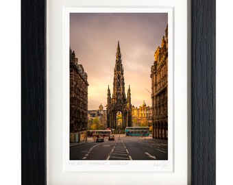 Scott Monument Edinburgh Scotland - A6 (5"x7") Framed and Unframed - Scottish Landscape Photo Print – Scotland Gift