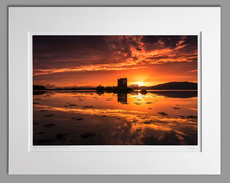 Castle Stalker Scotland A3 50x40cm Unframed Scottish Fine Art Photo Print by Neil Barr of NB Photography image 1