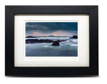 Ailsa Craig from Dunure, South Ayrshire, Scotland - A6 (7" x 5") Framed Scottish Fine Art Photo Print by Neil Barr of NB Photography