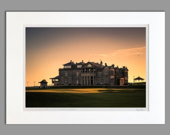 The Royal & Ancient Golf Club of St Andrews Fife Scotland - A2 (70x50cm) Unframed Scottish Fine Art Photo Print by Neil Barr