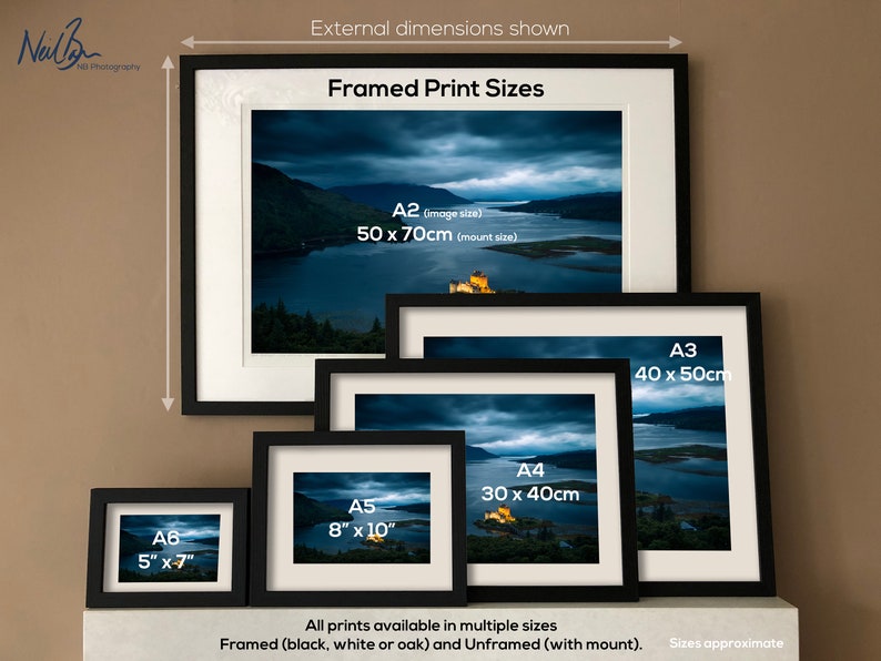 A6 Framed Scottish Fine Art Photo Print by Neil Barr of NB Photography A6 Holyrood Park Edinburgh Arthurs Seat Scotland 7 x 5