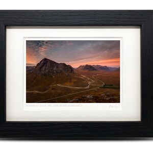 Buachaille Etive Mòr, Glen Coe, Scotland - A6 (7&quot; x 5&quot;) Framed Scottish Fine Art Photo Print by Neil Barr of NB Photography