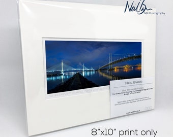 The Three Forth Road & Rail Bridges Scotland - A5 (10"x 8") Unframed Scottish Fine Art Photo Print by Neil Barr of NB Photography