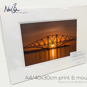 The Forth Bridge & Firth of Forth, Scotland - A4 (40x30cm) Unframed Scottish Fine Art Photo Print by Neil Barr of NB Photography