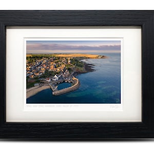 Crail & Crail Harbour, East Neuk of Fife, Scotland - A6 (7&quot; x 5&quot;) Framed Scottish Fine Art Photo Print by Neil Barr of NB Photography