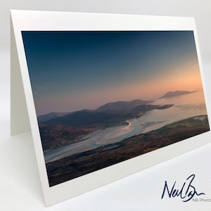 Luskentyre West Harris, Hébrides extérieures - Carte de voeux Ecosse du photographe paysagiste écossais Neil Barr - Intérieur vierge