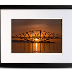 The Forth Bridge & Firth of Forth, Scotland - A4 (40x30cm) Framed Scottish Fine Art Photo Print by Neil Barr of NB Photography