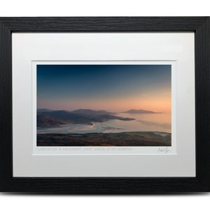Luskentyre & Sheileboist West Harris in Outer Hebrides Scotland - A5 (10&quot; x 8&quot;) Framed Scottish Fine Art Photo Print by Neil Barr