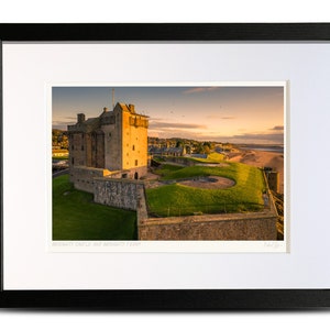 Broughty Castle, Broughty Ferry, Dundee, Scotland - A4 (40x30cm) Framed Scottish Fine Art Photo Print by Neil Barr