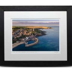 Crail & Crail Harbour, East Neuk of Fife, Scotland - A5 (10&quot; x 8&quot;) Framed Scottish Fine Art Photo Print by Neil Barr of NB Photography