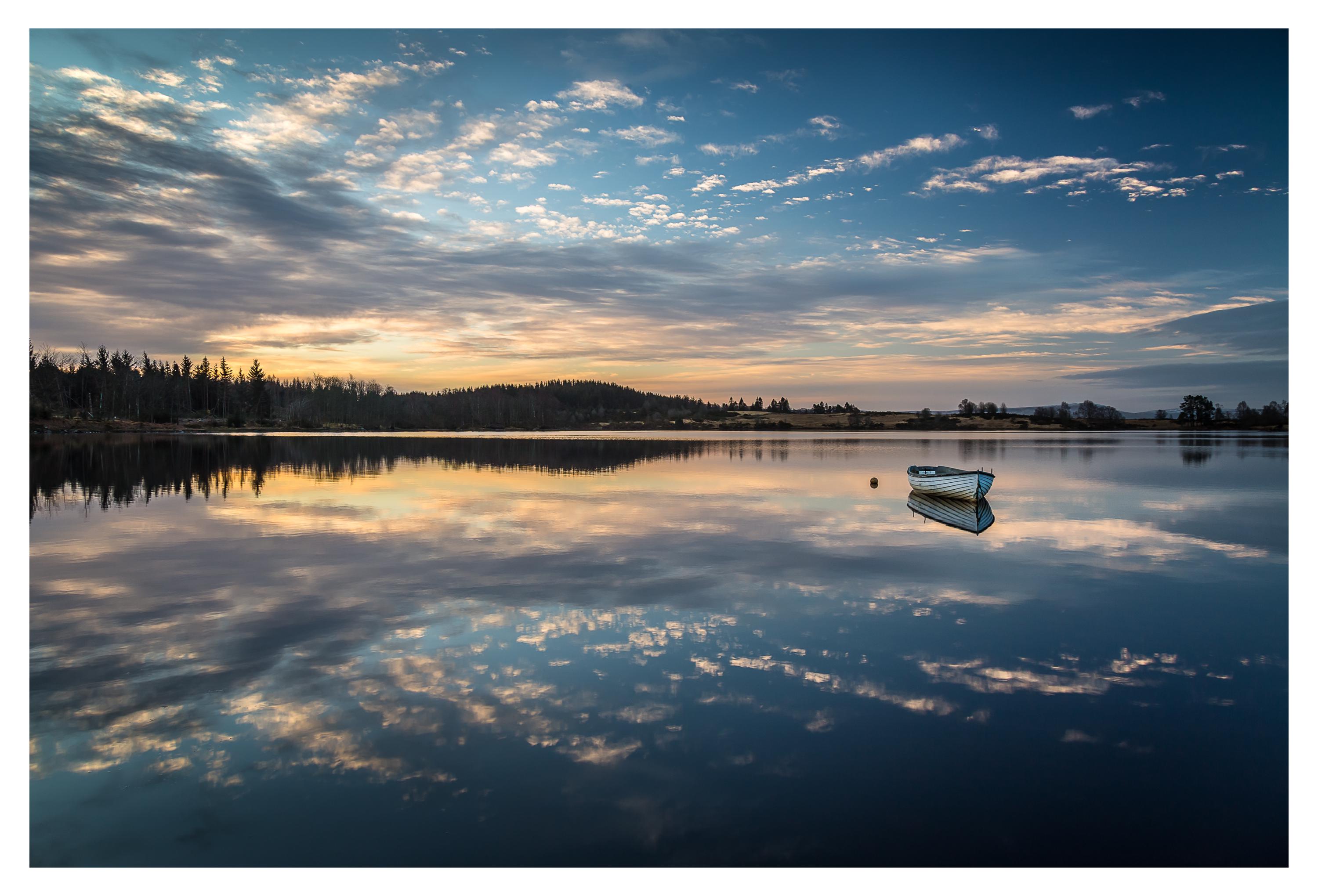 Fishing Boat Loch Rusky Callander Scotland - A5 (8