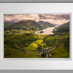 Jacobite Train and Glenfinnan Viaduct Scotland - A3 (50x40cm) Unframed Scottish Fine Art Photo Print by Neil Barr of NB Photography