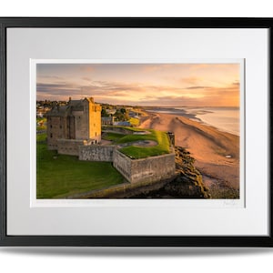 Broughty Castle, Broughty Ferry, Dundee, Scotland - A3 (50x40cm) Framed Scottish Fine Art Photo Print by Neil Barr