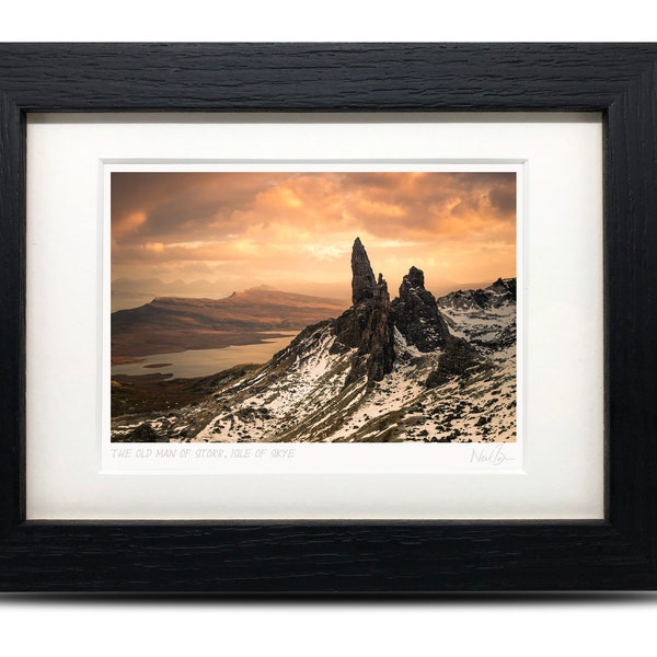 Old Man of Storr Isle of Skye Scotland - A6 (7" x 5") Framed Scottish Fine Art Photo Print by Neil Barr