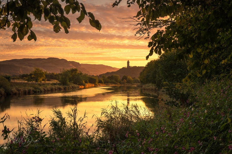70x50cm A2 A2 The Wallace Monument Stirling Scotland Unframed Scottish Fine Art Photo Print by Neil Barr of NB Photography
