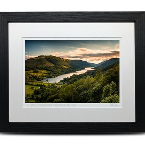 Loch Voil, Loch Doine & Balquhidder from Creag an Tuirc Scotland - A5 (10" x 8") Framed Scottish Fine Art Photo Print by Neil Barr