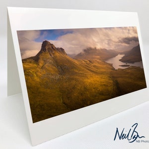 Stac Pollaidh - Carte de voeux Ecosse par le photographe paysagiste écossais Neil Barr - Intérieur vierge