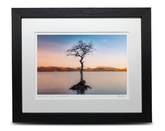 Milarrochy Bay, Loch Lomond, Scotland - A5 (10" x 8") Framed Scottish Fine Art Photo Print by Neil Barr of NB Photography