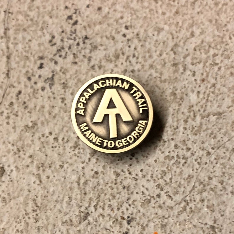 Appalachian Trail marker enamel pin