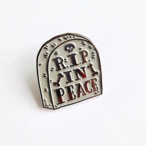 R.I.P. in Peace [enamel Pin] - Etsy