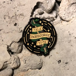 Talk Parseltongue [enamel pin]