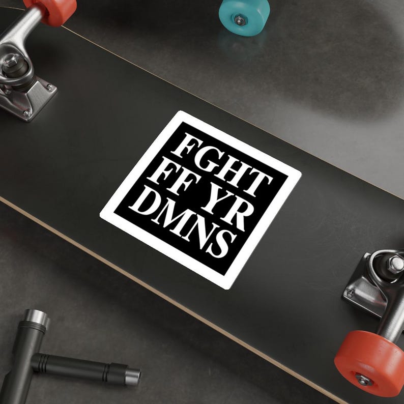 FGHTFFYRDMNS diecut Stickers Etsy