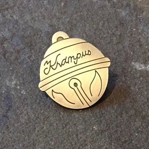 Krampus Bell [enamel pin]