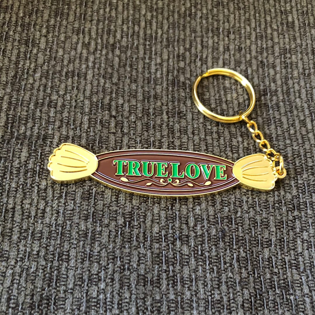 True Love [enamel Keychain] - Etsy