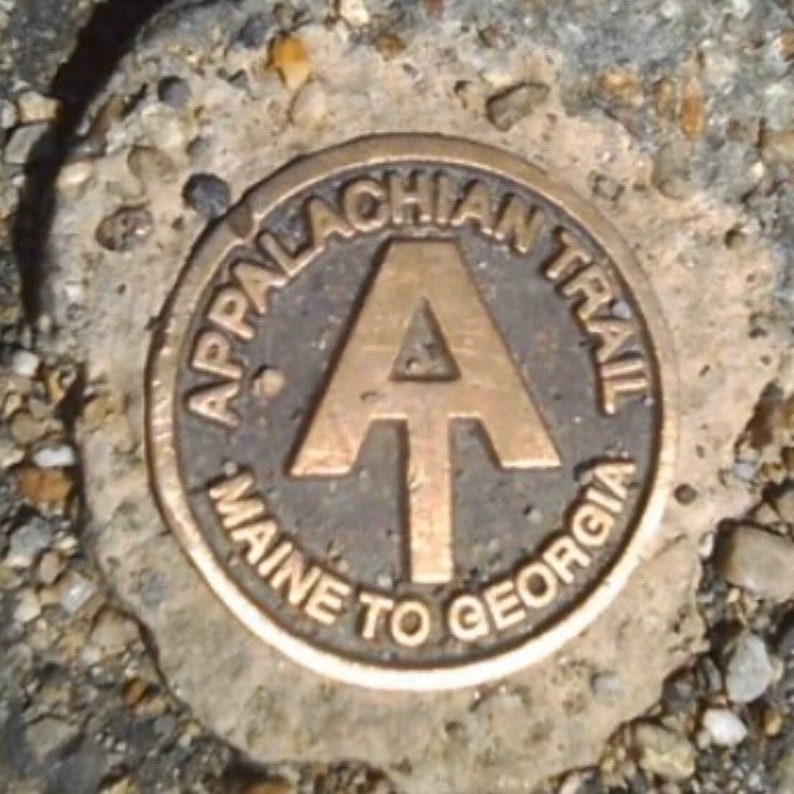Appalachian Trail marker enamel pin