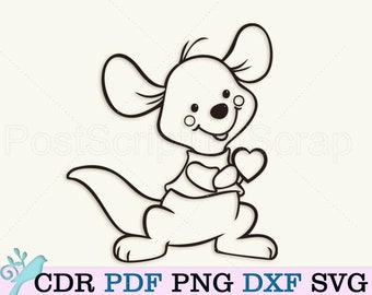 Download Baby Kangaroo Svg Etsy