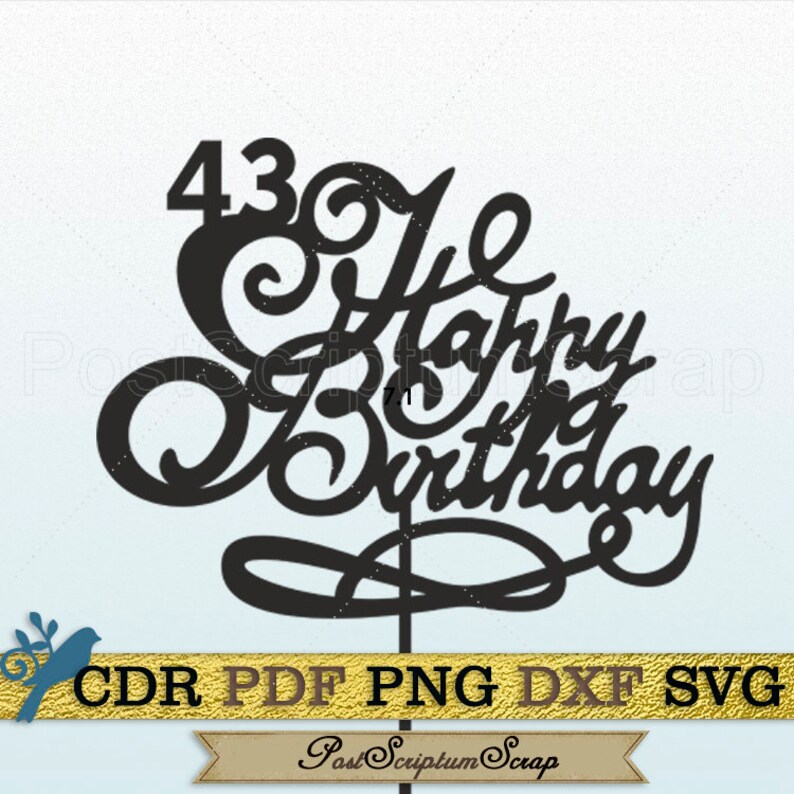 Download Сake topper svg 50th birthday diy vector digital cricut ...