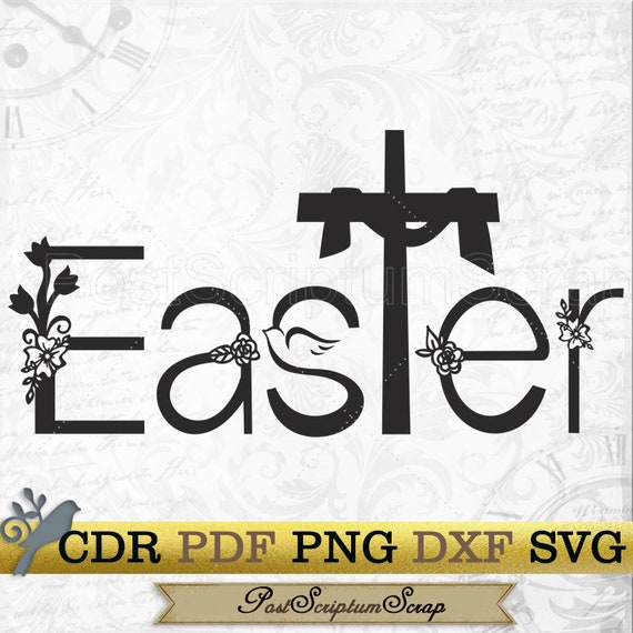 Download Easter Christian Svg Files Jesus Cross Religious He Is Risen Etsy