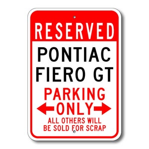 FIERO Street Sign Personalized Last Name Signs FIERO Street Sign Personalized Last Name Signs
