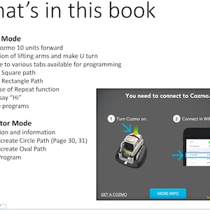 Rolig aktivitet - Cozmo & Codes - Lär dig programmering genom att göra en cirkel och en oval till jultåget, lär dig använda variabler + bonusprogram