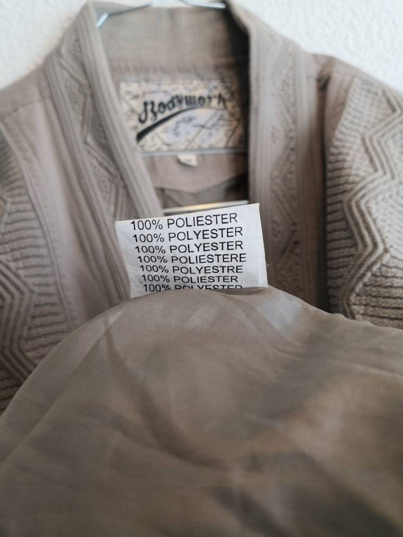 M medium Vintage beige cardigan cardigan jacket