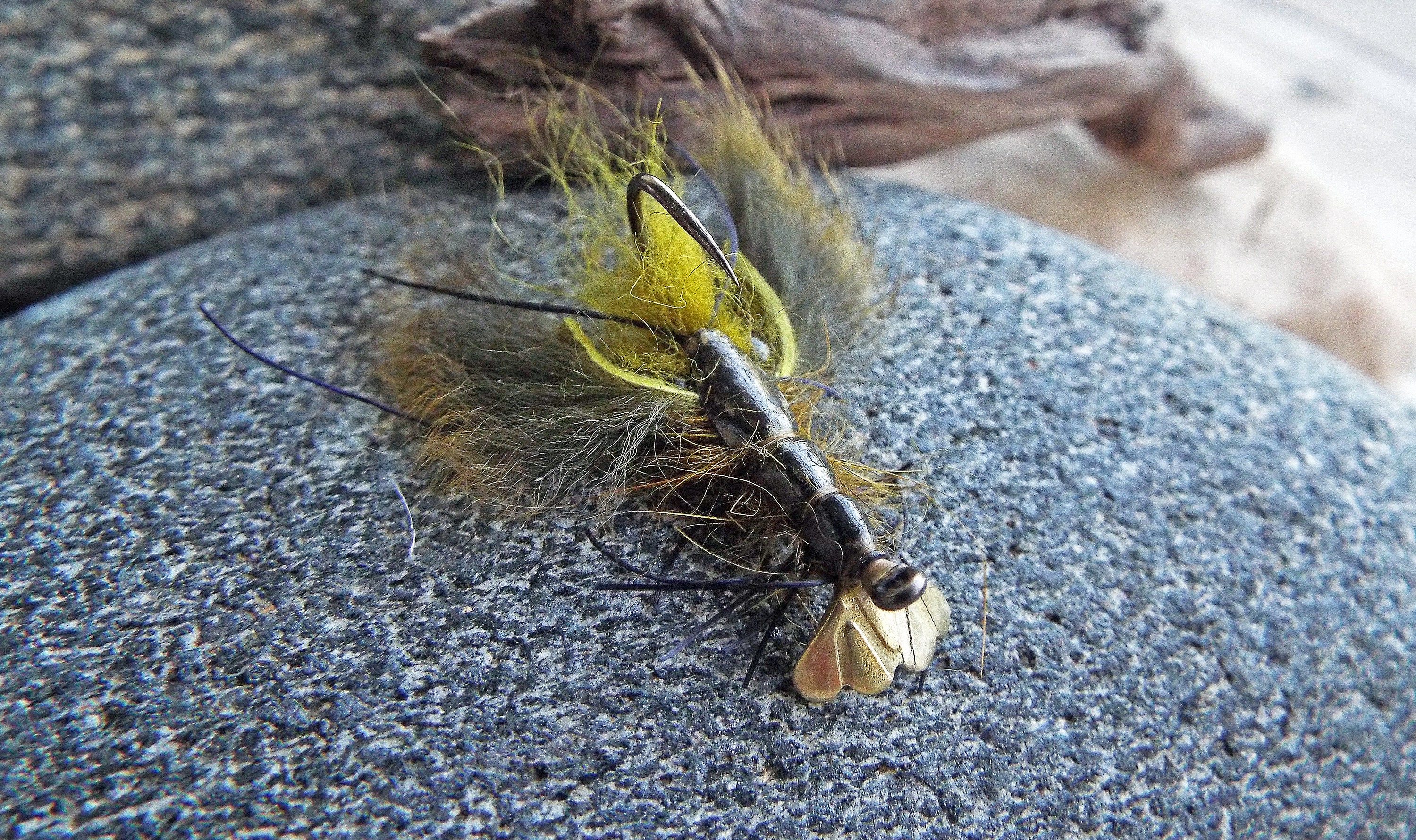 Mini-crawfish Olive - Streamers. Streamer Flies. Bass Flies. Trout Flies.  Bluegill Flies. Carp Flies. Crawfish Flies. Crayfish Flies. Custom