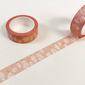 Boho Baubles Washi Tape - Eco Friendly Packaging Tape - Stationery - Pink Holiday Christmas Ornaments - Scrapbooking Tape - Small Business
