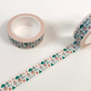 Paper & Bows Washi Tape - Eco Friendly Packaging Tape - Stationery - Holiday Presents Christmas Gifts - Scrapbooking Tape - Small Business