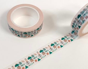 Paper & Bows Washi Tape - Eco Friendly Packaging Tape - Stationery - Holiday Presents Christmas Gifts - Scrapbooking Tape - Small Business