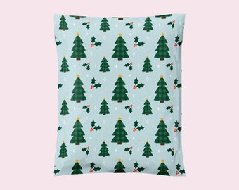 10x13" HOLLY JOLLY PINE Poly Mailer, Christmas Packaging, Boutique Poly Mailer, Mailing Bag, Durable Self Seal Shipping Bag, Cute Mailers