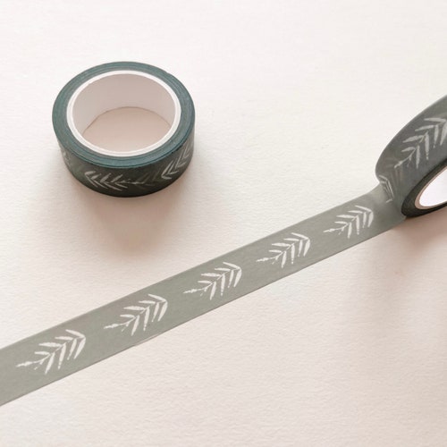 Minimalist Leaf Washi Tape Eco Friendly Paper Tape Etsy