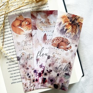 Autumn bookmarks