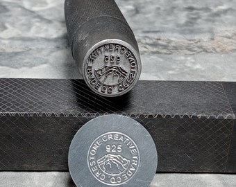 Metal Branding Stamp Touchmark Stamp Hallmark Stamp Metal Stamp Designs Steel Logo Stamp Stamping Metal Metal Stamps for Jewelry Stamping