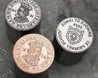Matrizes de metal personalizadas para cunhagem de moedas personalizadas, medalhas personalizadas Carimbo de imprensa redondo personalizado Matrizes de moedas personalizadas Matrizes de metal de casamento perfuradas