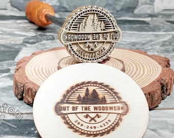 Custom Branding Iron for Wood Burning Stamp Custom Wood Brand Custom Wood Branding Iron Personalized Woodburning Branding Iron Stamp Custom