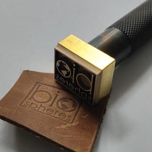 Individuelle Leder-Stempel Leder Individuelle Messing Präge Stempel Leder Messing Präge-Griff Benutzerdefinierte Leder-Marke Leder Prägung Messing Stempel Benutzerdefinierte