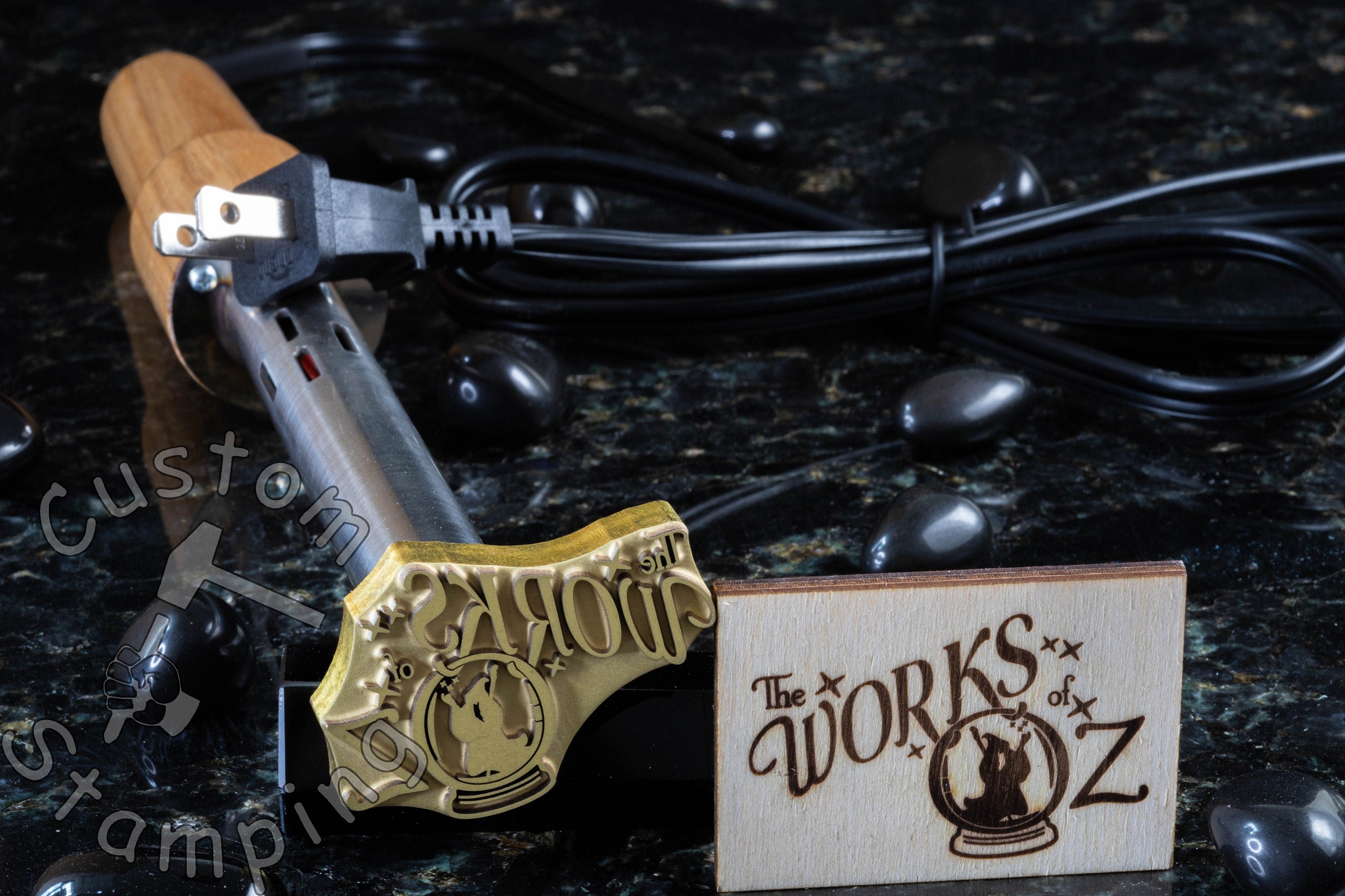 110V Custom Electric Branding Iron for Wood Burning Stamp Etsy